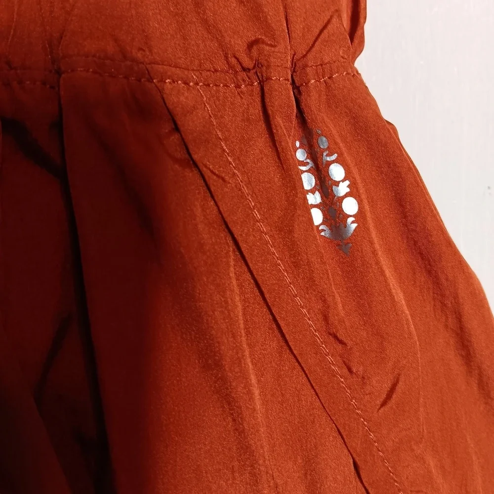 Free People FP Movement The Way Home Shorts XS Burnt Orange Running Athleisure
